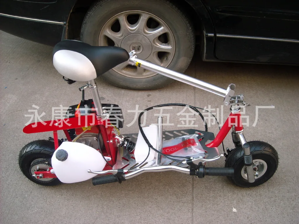 Two Stroke Engine Gasoline Scooters Mini Scooter Motorcycle Fuel Moped Gas Scooter