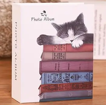 Альбом Interstitial Photos чехол для книги детский альбом для хранения семейный Свадебный памятный подарок 6 дюймов 100 Фотографии карманы мультфильм фото