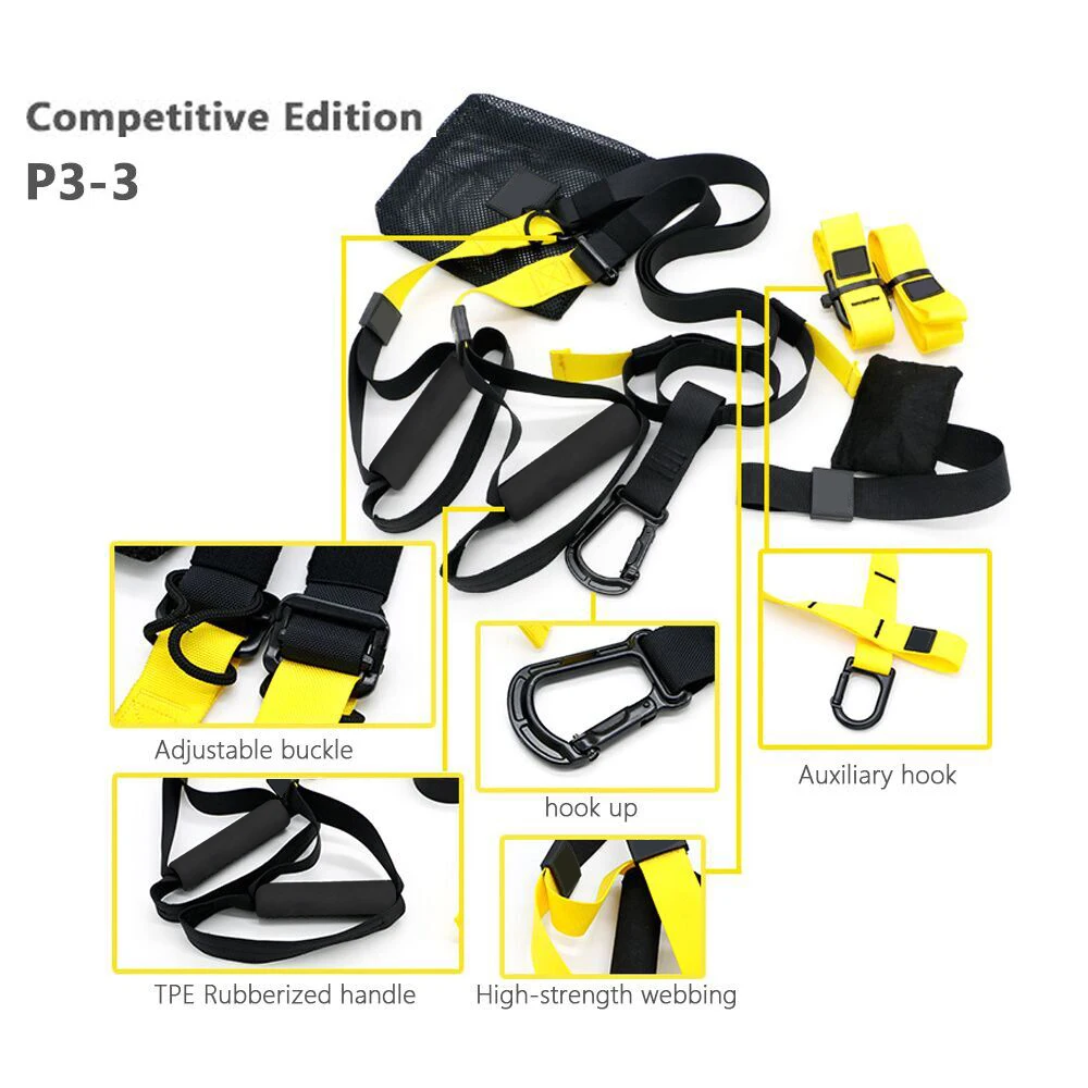 DMAR Resistance Bands Training Hanging belt Equipment Sport Gym workout Fitness Suspension Exercise Pull rope straps DMAR Resistance Bands Training Hanging belt Equipment Sport Gym workout Fitness Suspension Exercise Pull rope straps