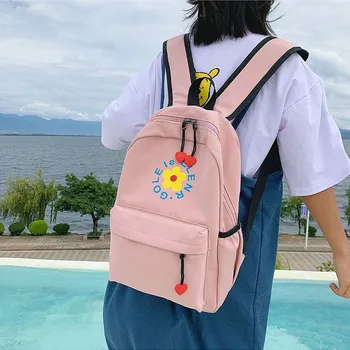 

Women Backpack Schoolbag Cute Backpacks Korean Style Black Preppy Style Backpacks For Teenage Girls Mochila Feminina Schoolbag