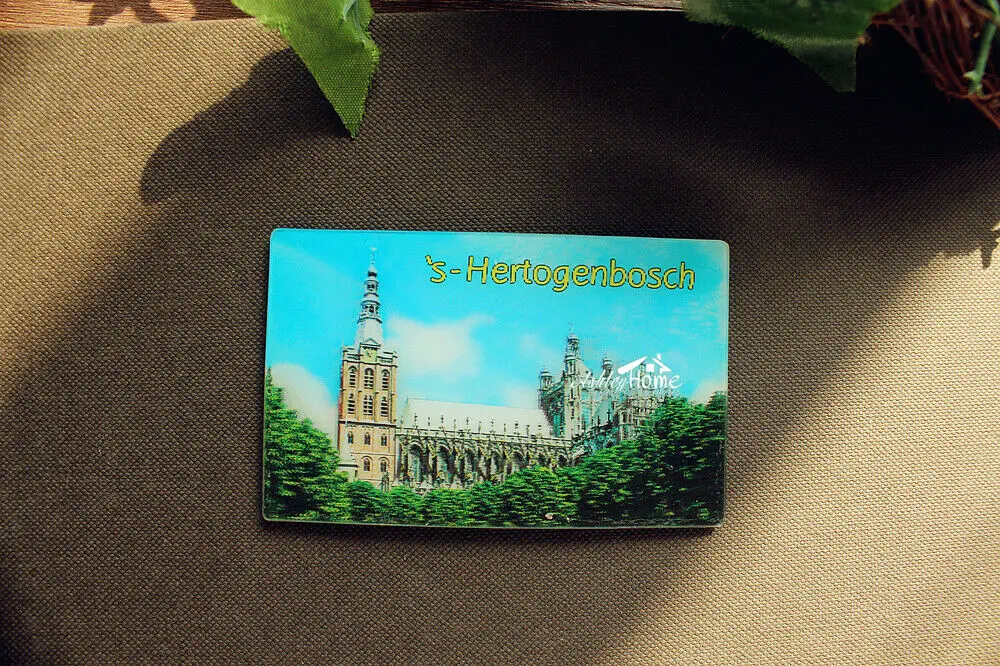 3D эффект Нидерландов S-Hertogenbosch туристический подарок Сувенирный магнит на холодильник идеи подарка
