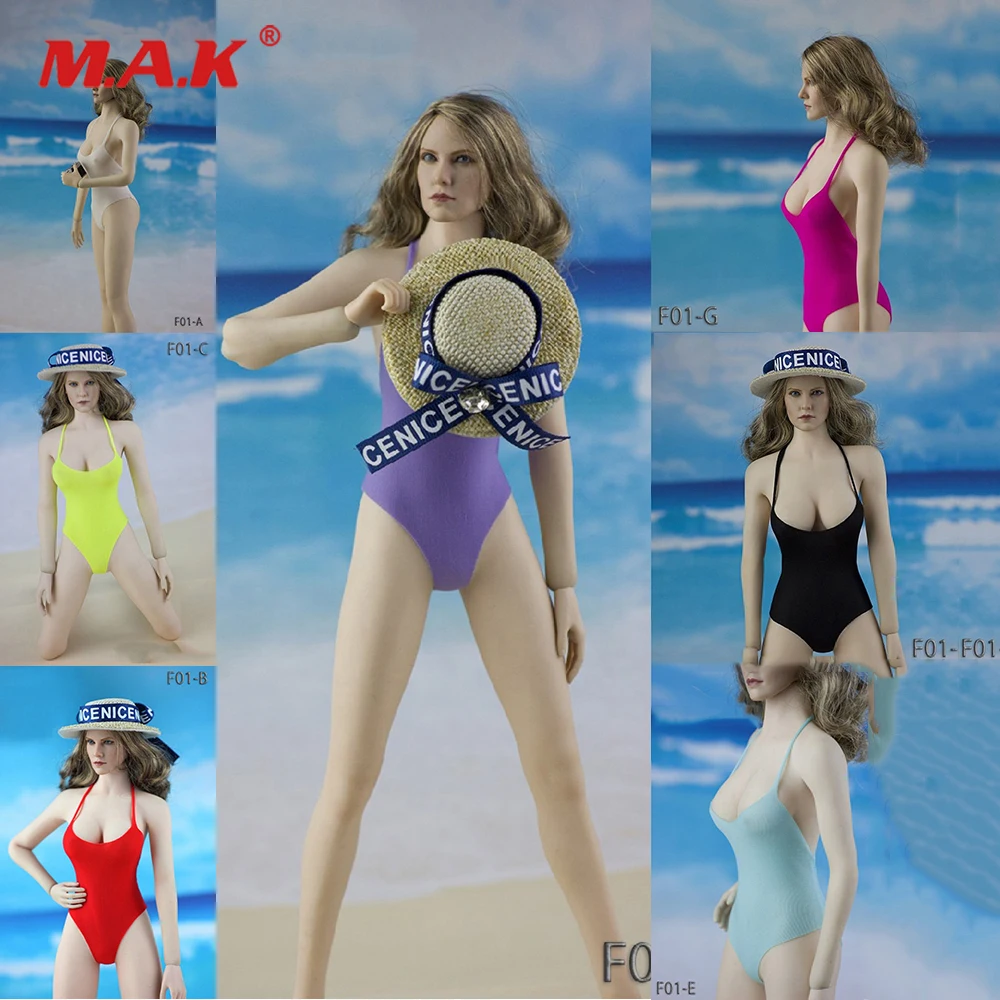 В наличии 1/6 весы сексуальная фигура комплект одежды купальник &amp пляжный