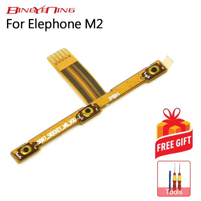 BingYeNing новый оригинальный основной для Elephone M2 включение/выключение питания +