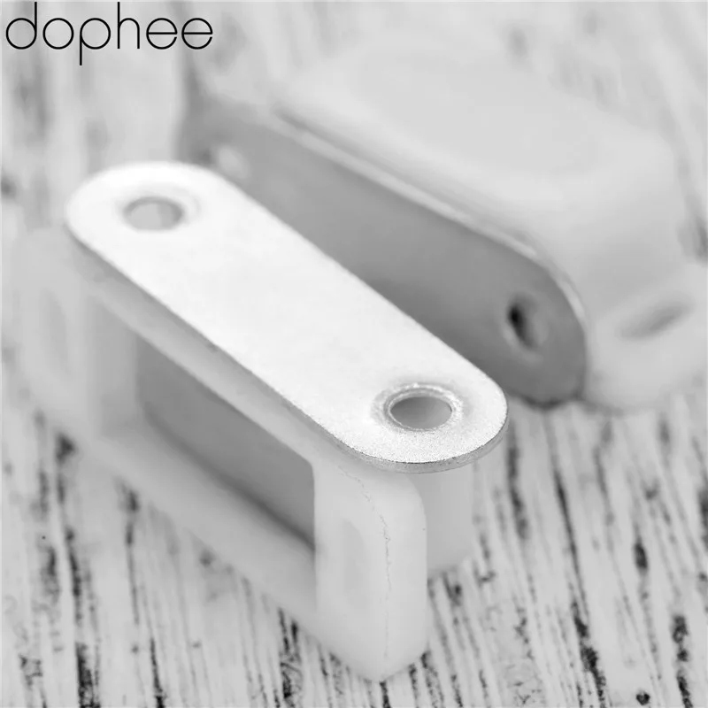 Dophee 41*17 мм двери шкафа ящика Магнитный фиксатор Стопперы Магнитный шкаф ловит мебельная фурнитура с винтами 4 шт