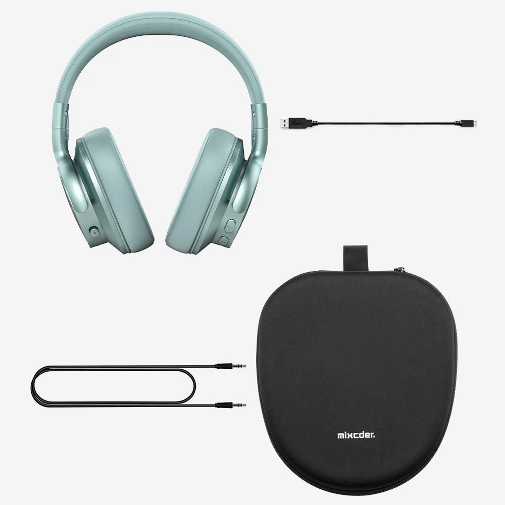 Наушники Mixcder E7 с активным шумоподавлением Bluetooth 5 0 25 часов работы быстрая зарядка