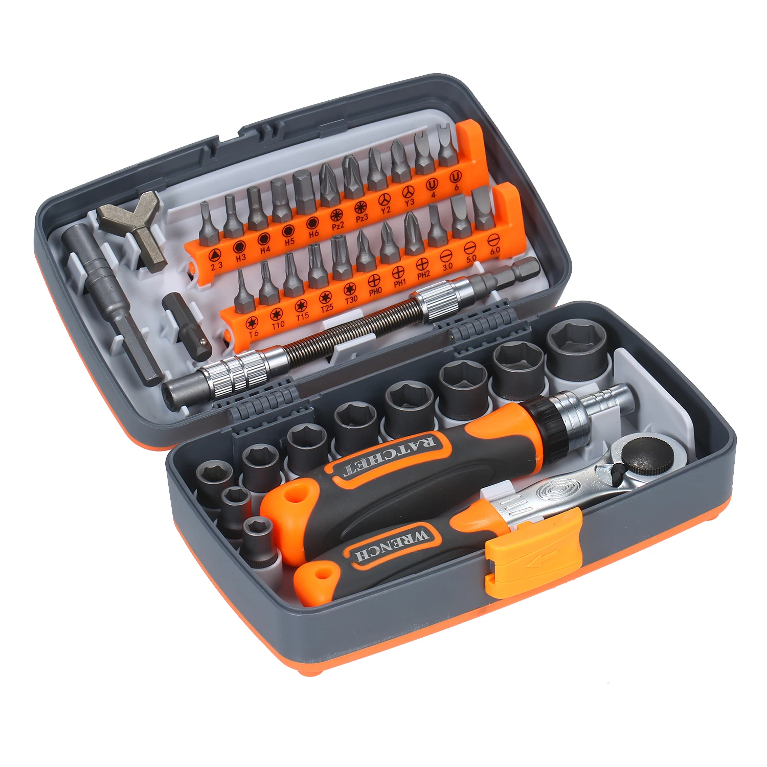 38pc Precision Ratchet Screwdriver Set TradeHut