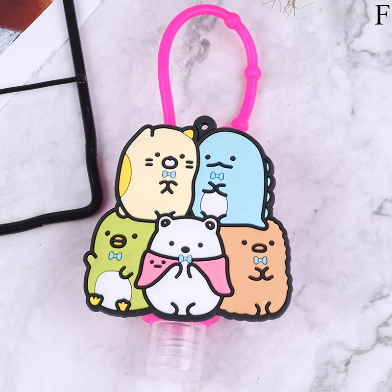 Funny Cartoon Silicone Bath Shower Hand Sanitizer Bottle Holder Portable Funny Cartoon Silicone Bath Shower Hand Sanitizer Bottle Holder Portable