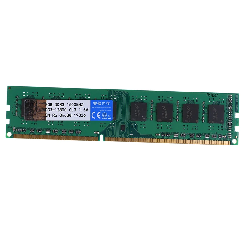 

PC Memory RAM Memoria Module Computer Desktop DDR3 8GB 1600MHZ 240pin 1.5V DIMM RAM Desktop Memory