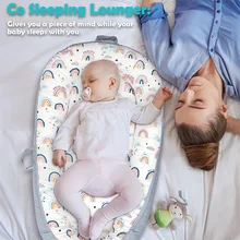 Multifunctional Portable Baby Nest For Newborns From 0 To 18 Months Old Safe Crib Home Outdoor Travel Breathable Baby Cradle
