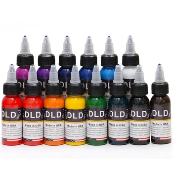 

New Tattoo Ink Colors 14 Color Set 30ml/Bottle Tattoo Pigment Make Up Set For Body Tattoo Art Permanent Body Paint