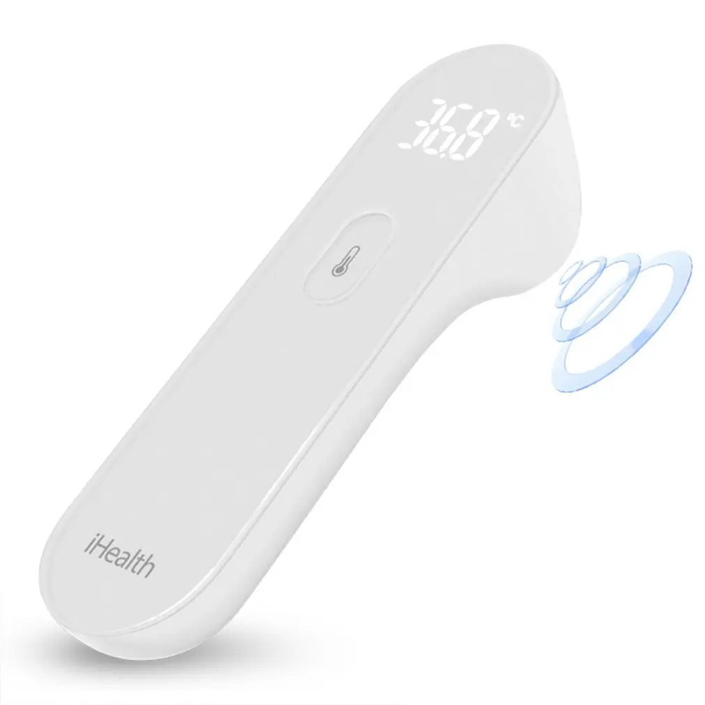 Ihealth термометр Бесконтактный инфракрасный термометр скрытый светодиодный цифровой дисплей с четкими данными простой в использовании