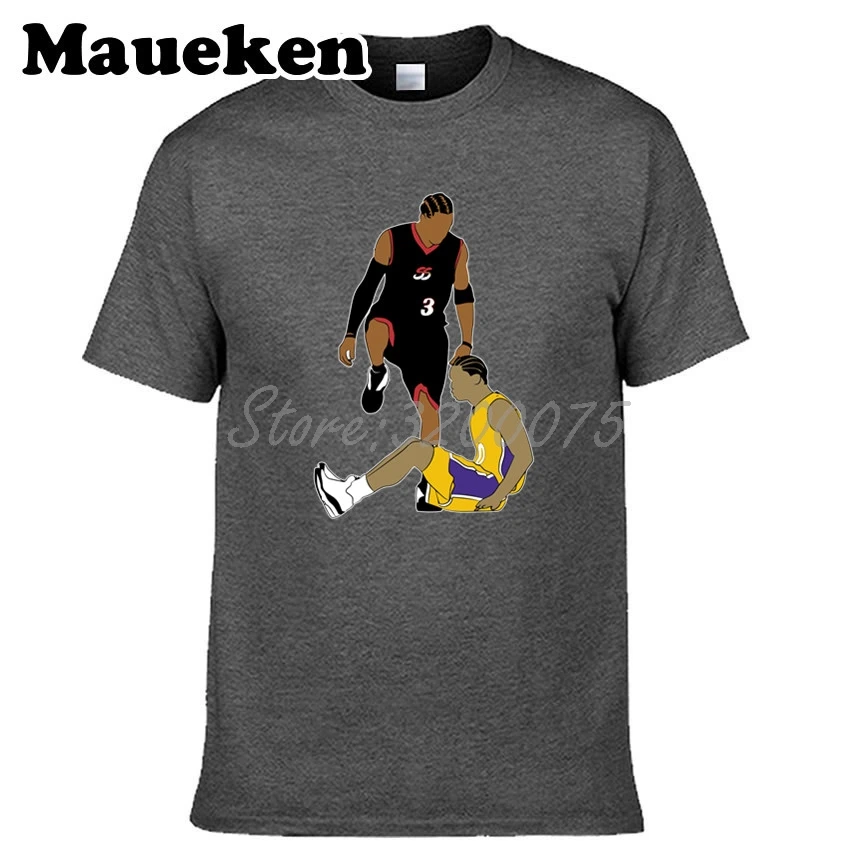 4 Мужская футболка The Answer Allen Iverson 3 Span Tyronn Lue одежда футболка мужская футболка с круглым вырезом W19102315 - Цвет: 4