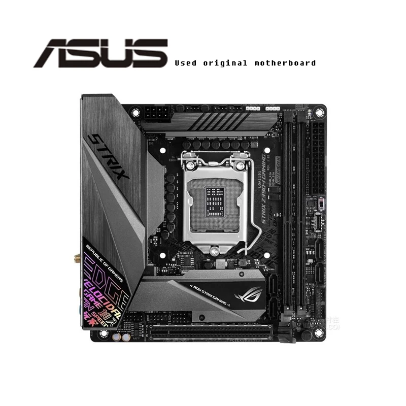 

For Asus ROG STRIX Z390-I GAMING Original Used Desktop Intel Z390 Z390M DDR4 Motherboard LGA 1151 i7/i5/i3 USB3.0 SATA3