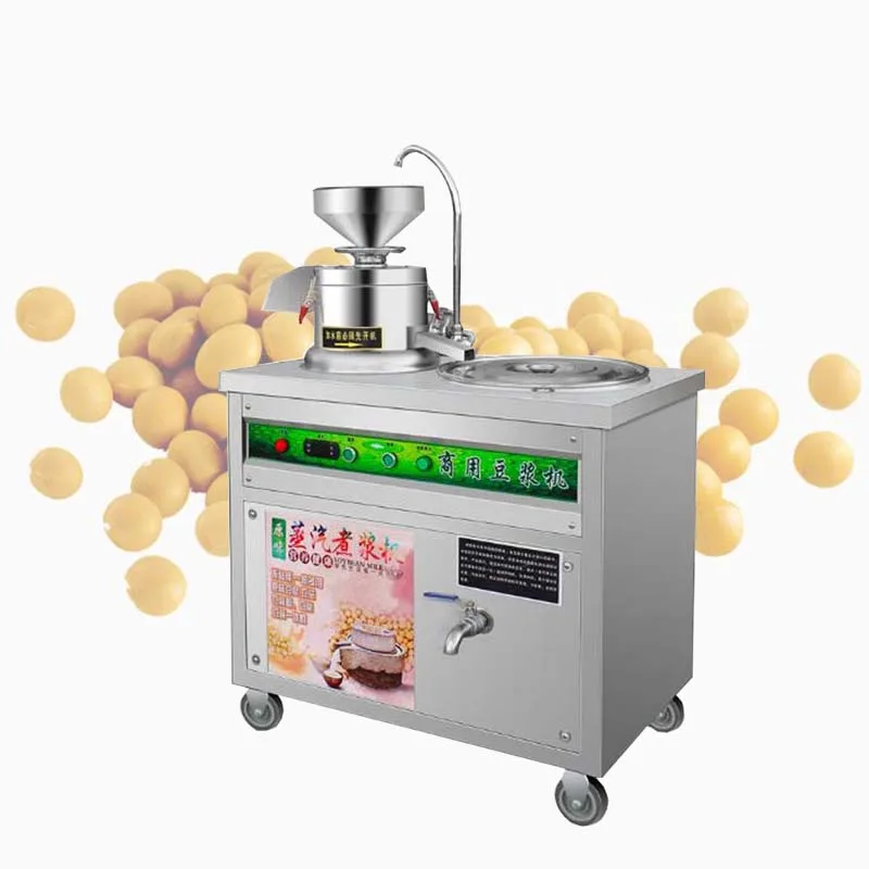 

Electric Tofu Soybean Milk Grinder Commercial Soybean Milk Machine Filter-free Refiner Soymilk Machine Juicer Blender