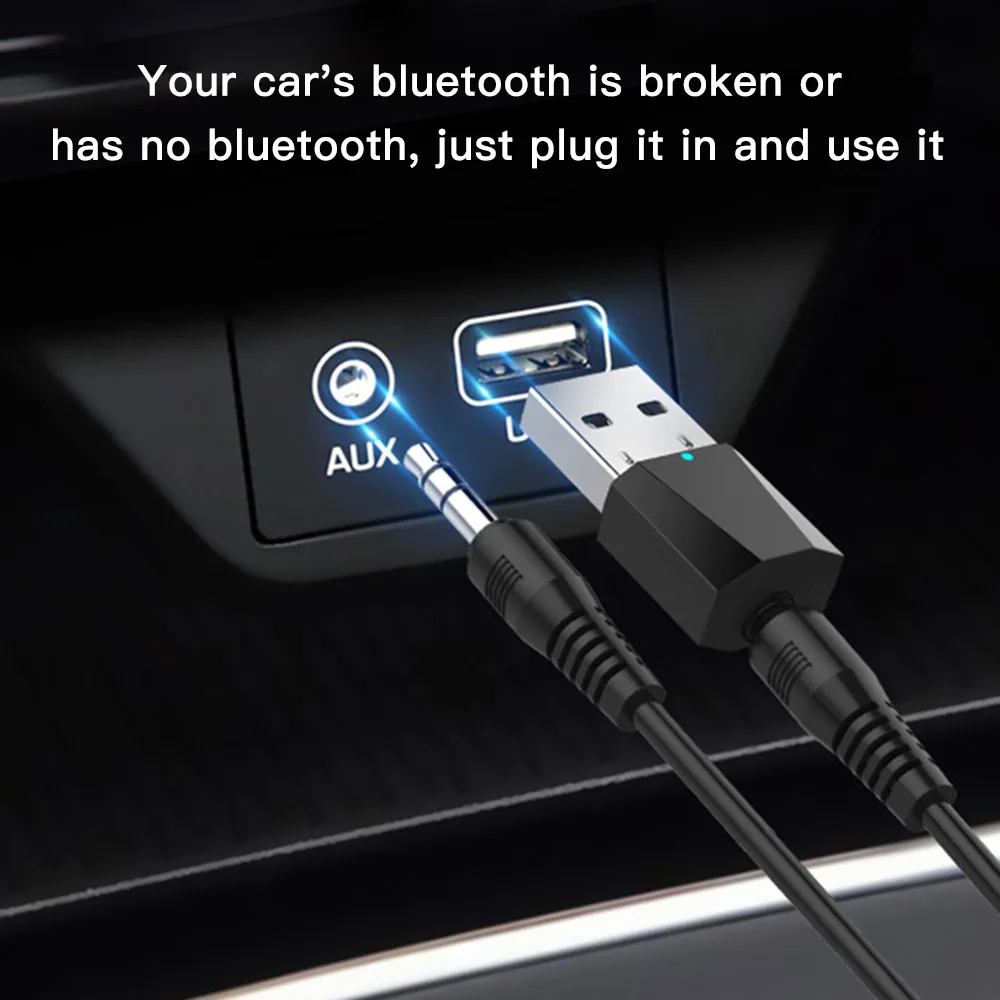 Автомобильный Bluetooth передатчик 5,0 аудио приемник настоящая стерео мини 3,5 мм AUX Bluetooth передатчик беспроводной адаптер для ТВ ПК автомобиля 4