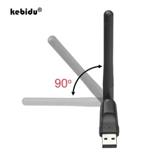 Набор микросхем kebidu Ralink MT-7601 150M USB 2,0 WiFi беспроводная сетевая карта 802,11 b/g/n адаптер LAN с поворотная антенна для ноутбука