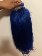 Malaika-peluca recta con corte Bob, pelucas de cabello humano con encaje frontal, 13x4, rojo y azul, brasileño, prearrancado, 180% Remy, pelucas de cabello humano