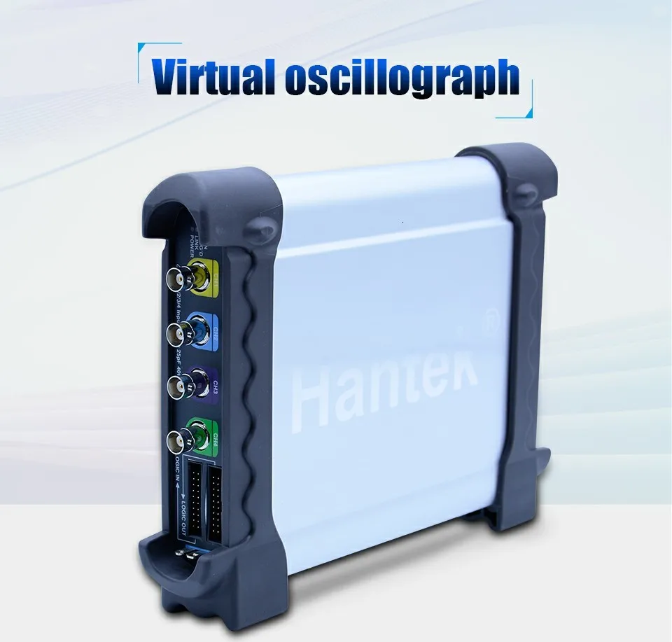 Hantek DSO3254A цифровой осциллограф USB на базе ПК Автомобильный Осциллограф портативный 250 МГц 4CH логический анализатор+ генератор сигналов