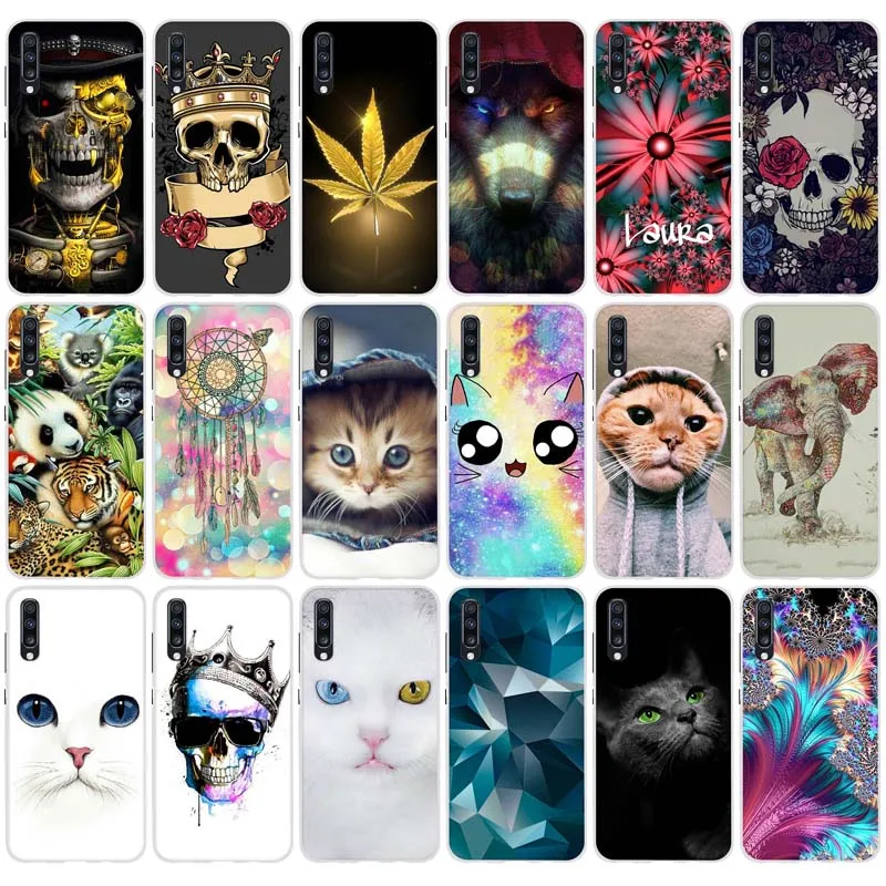 For Samsung Galaxy A70 Case Cover 6.7&quot Soft Silicone TPU Back Funda 2019 A 70 A705 A705F Coque | Мобильные телефоны и