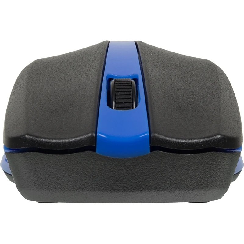 Мышь Oklick 485MW черный/синий оптическая(1200dpi) беспроводная USB(2but