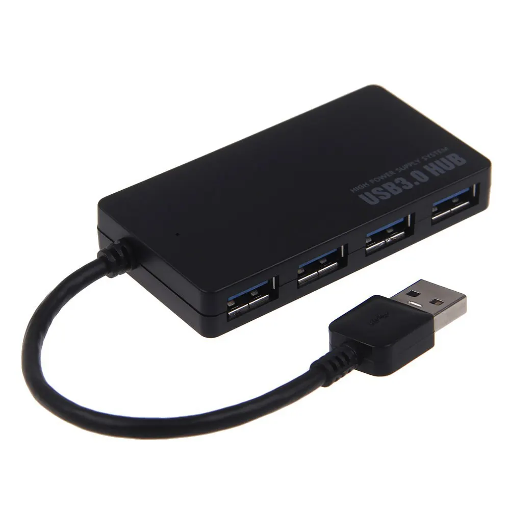 

5Gbps USB 3.0 Multiple 4 Port Hub Adapter For PC Laptop Tablet Macbook Support Windows 7 Win 8 Mac