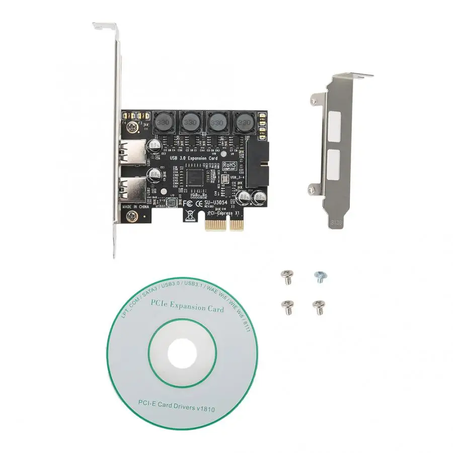 Настольный 4-портовый PCI-E на USB3.0 компьютер расширения адаптера для Windows/Vista