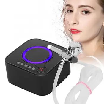 

Mini Household Air Compressor Airbrush Set Oxygen Sprayer Skin Rejuvenation Nano Spray Machine a