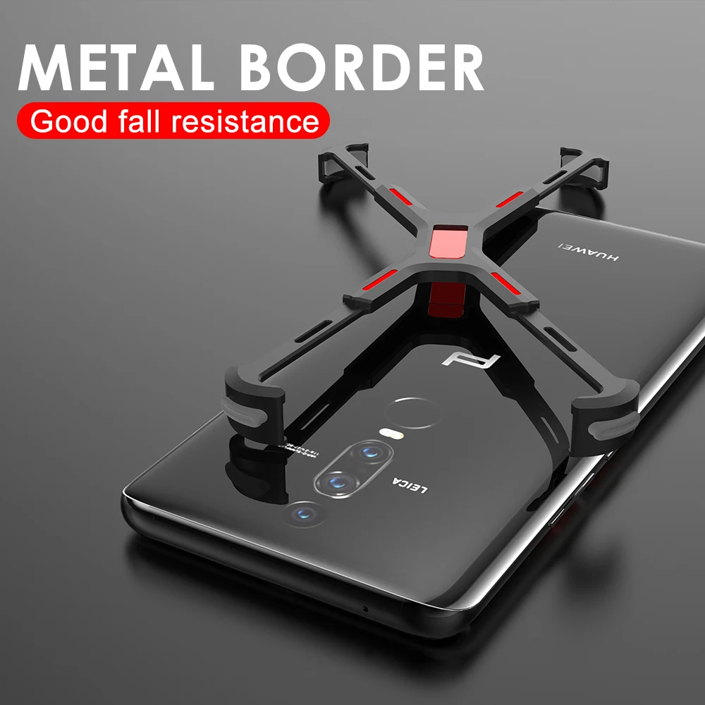 R-JUST Алюминиевый металлический голый каркас чехол для huawei mate RS Border X shape чехол для huawei mate Rs защитная рамка бампер чехол Coque