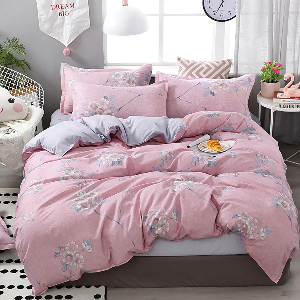 Black Bedding Set Thumпостельные принадлежности маленькая Желтая утка Постельный набор королева размер Модный мягкий пододеяльник король Полный Твин одиночный уникальный дизайн постельный комплект - Цвет: Black Bedding Set