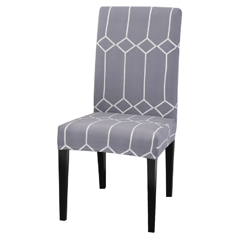 1 Print Flower Universal size Chair Cover stretch seat chair covers for Wedding Banquet Restaurant Hotel Dining home decoration - Цвет: 1