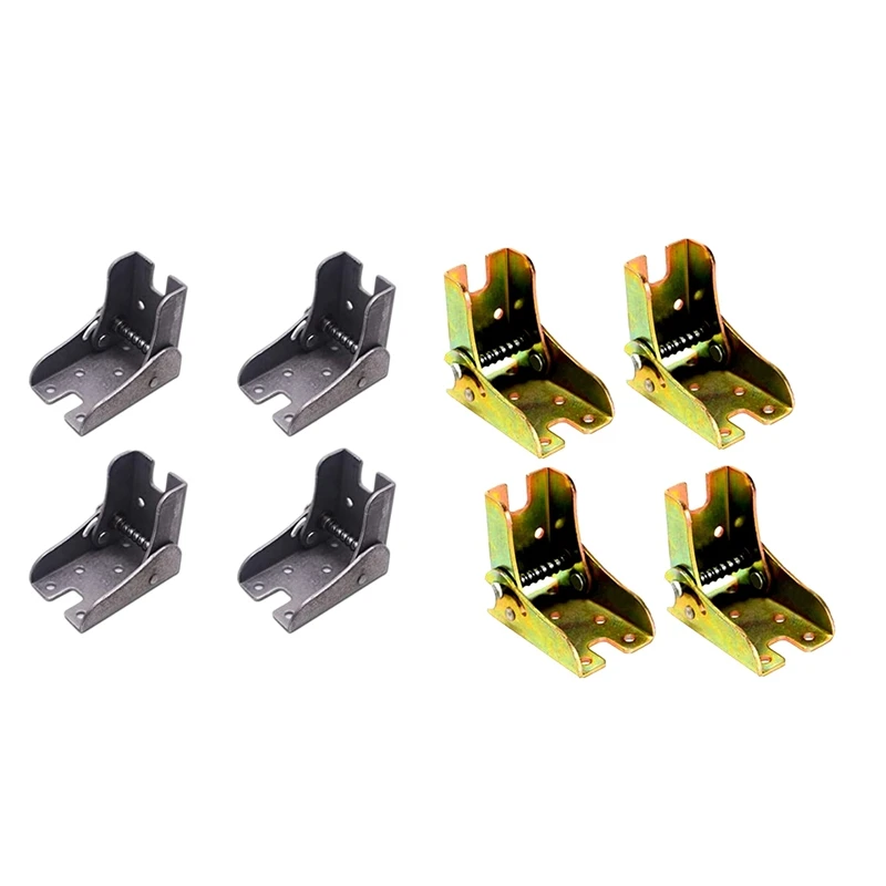 4 Pcs Bracket Self Locking Hinge Leg Accessories and Gussets-for Folding Work Table Kitchen Extension |