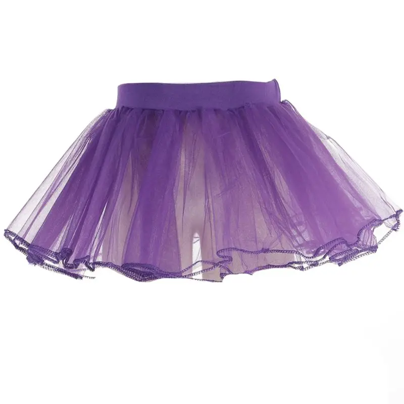 Детская многослойная фатиновая балетная мини-юбка-пачка для девочек пышный праздничный костюм ярких цветов с оборками юбка-американка принцессы От 3 до 8 лет