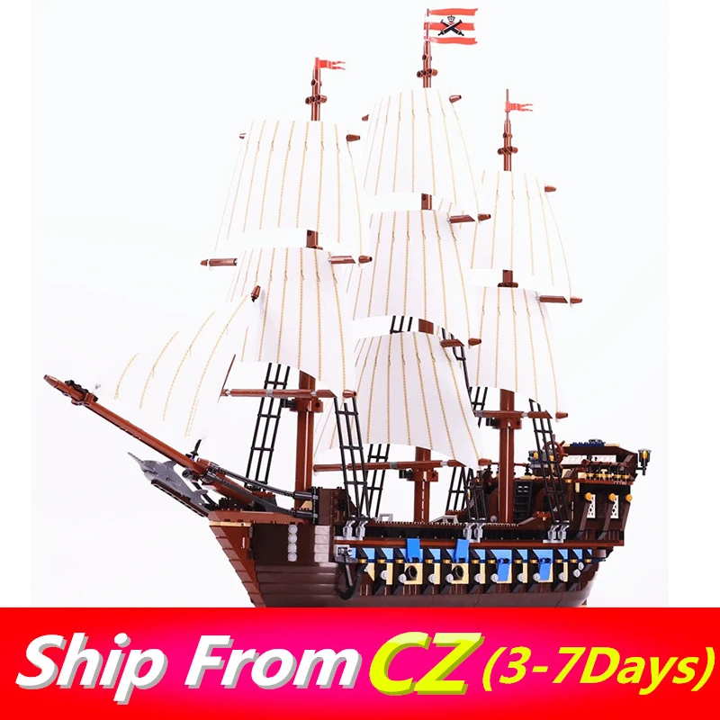 

Imperial wars ship Pirates of the Caribbean Ship compatible Self-locking bricks 22001 10210 Building Blocks