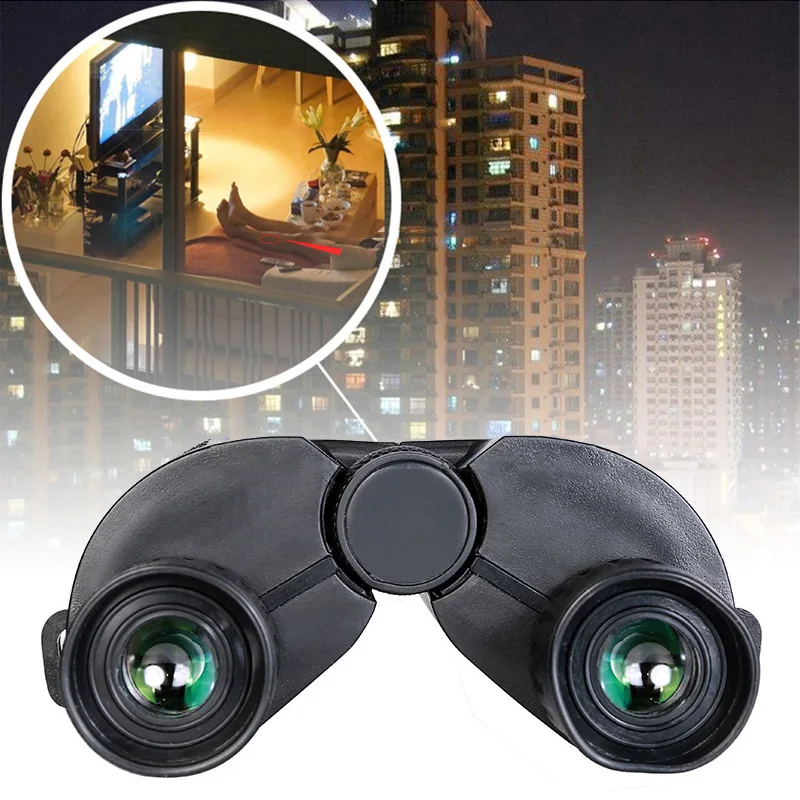 Folding Binoculars Portable Telescope FMC Waterproof Set Compact Optics