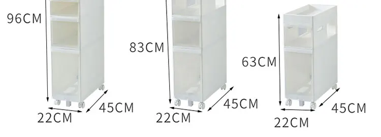 Floor toilet seam rack narrow floor bathroom receptacle toilet receptacle rack slot toilet side cabinet