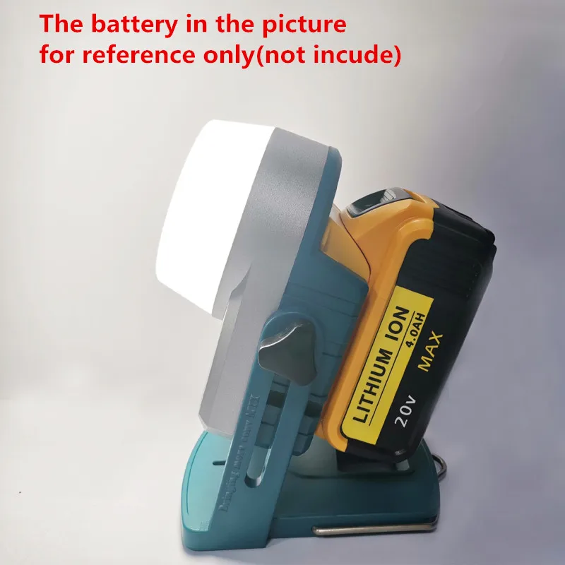 para ao ar livre, lanterna para dewalt dcb200, dcb140, bateria