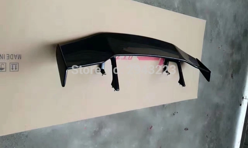 Для LP550 LP560 LP570 автомобильные аксессуары D стиль Настоящее углеродное волокно задний багажник загрузки спойлер декоративное крыло