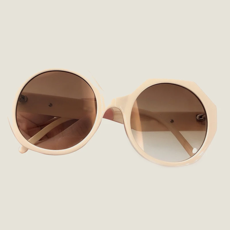 No3 Sunglasses Многосторонние Круглые Солнцезащитные очки Для женщин Высокое качество модные женские солнцезащитные очки оттенки зеркальные очки УФ 400 - Цвет линз: No3 Sunglasses
