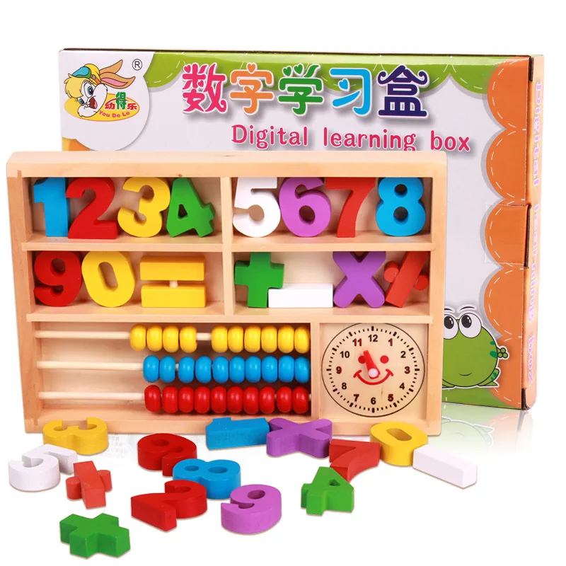 

Children'S Educational Toy Wooden Arithmetic with Numbers Educational Toy Baby Mathematics Early Educational Teaching Aid Scient