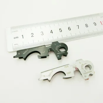 

1PCS 8-in-1 Multi Tools EDC Stainless Steel Keychain Outdoor Survival Gear Gadget Multi-function Pocket Tool