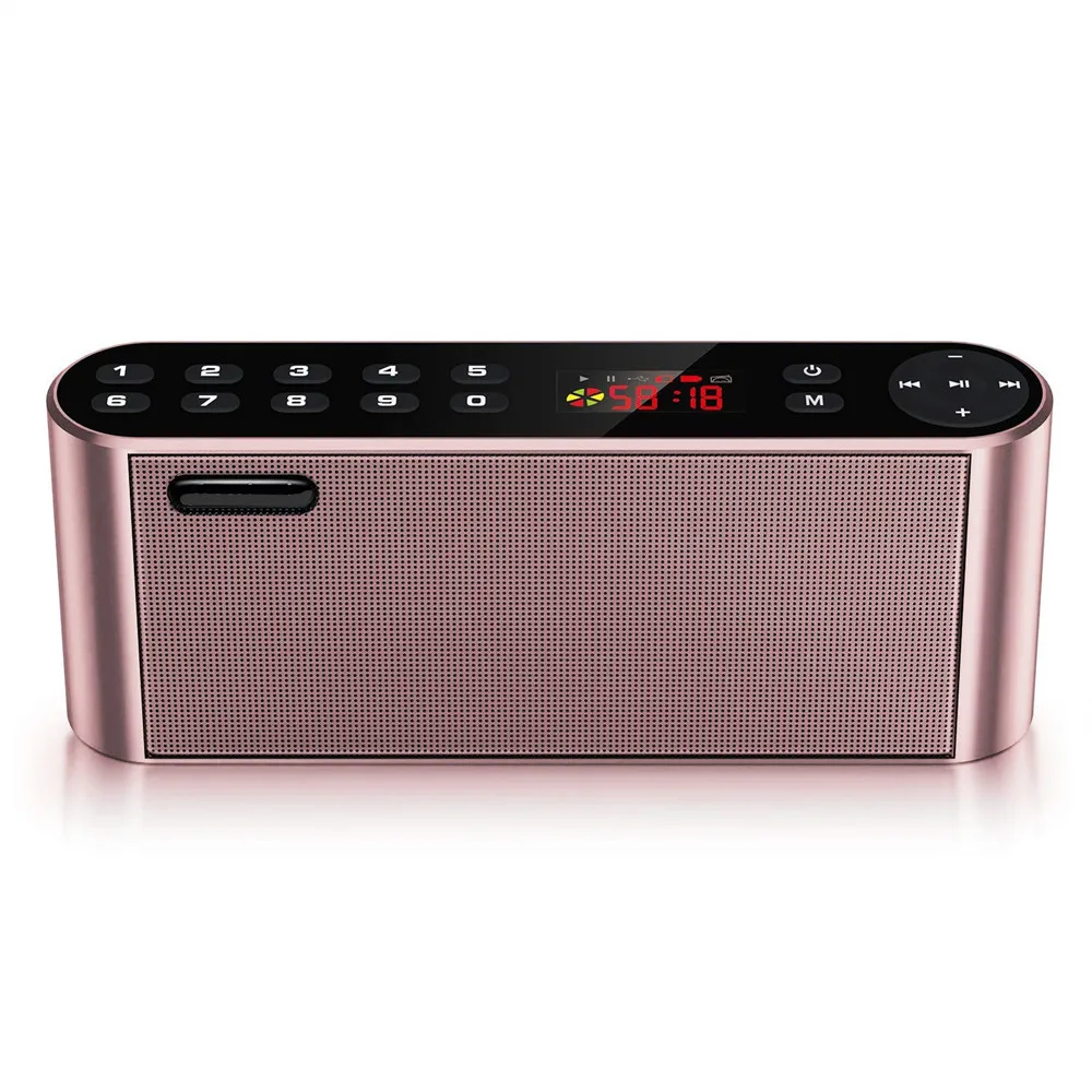 Переносная Колонка HYASIA Bluetooth Hi Fi беспроводная стереозвуковая колонка сабвуфер