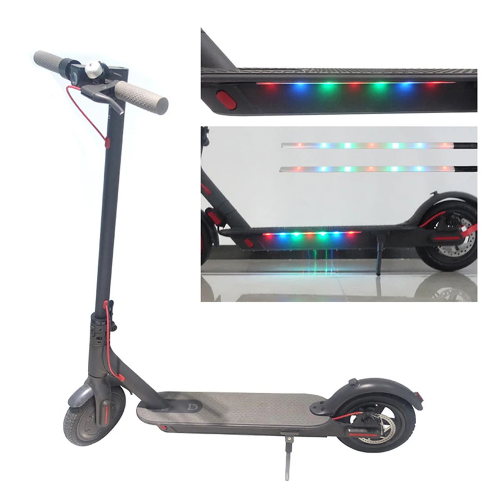 Foldable LED Strip Flashlight Bar Lamp For Xiaomi Mijia M365 Electric Scooter Skateboard Night Cycling Safety Light