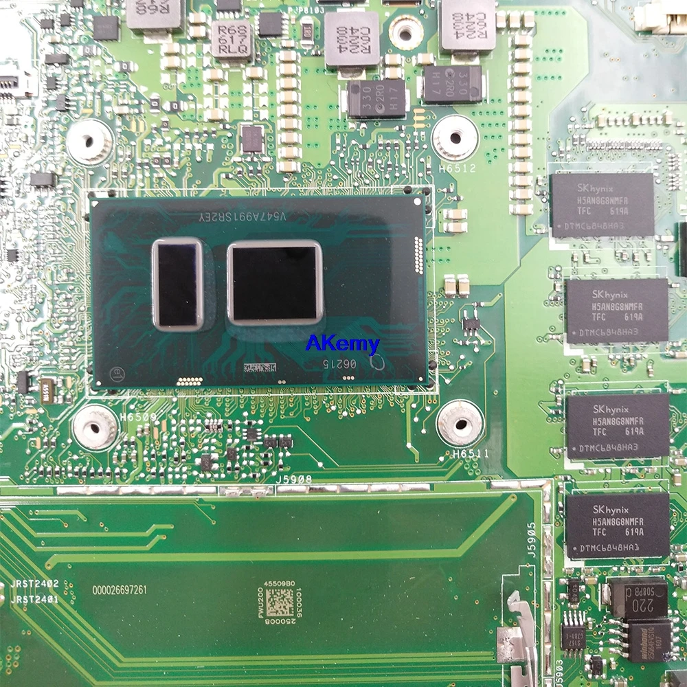  Q504UAK Laptop Motherboard For ASUS Q504UAK Q504UA Q504U UX560UA UX560UAK Mainboard w/ i7-7500U 8GB