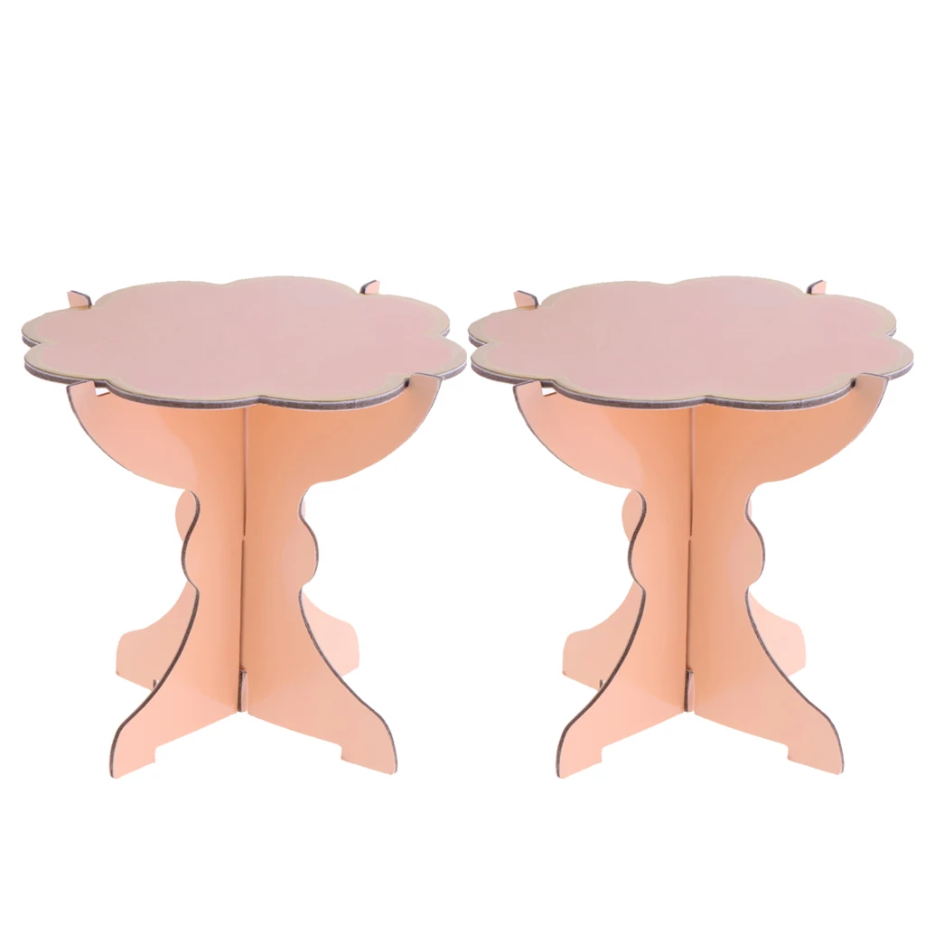 2 Pieces Cup Cake Display Stand Dessert Cupcake Holder Trays for Baby Shower Birthday Party Decor