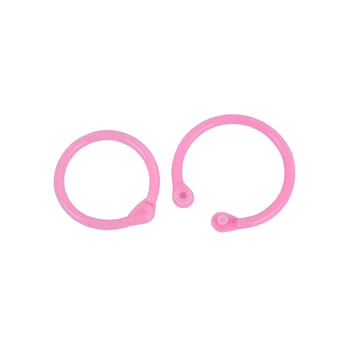 

30Pcs DIY Ring Binder for Notebook Loose Leaf Spiral Album Diary Book Binding DIY Photos Album Key Ring