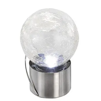 

Solar Colorful Mosaic Crackle Glass Ball Light ,Color Changing LED Lamp Lighting