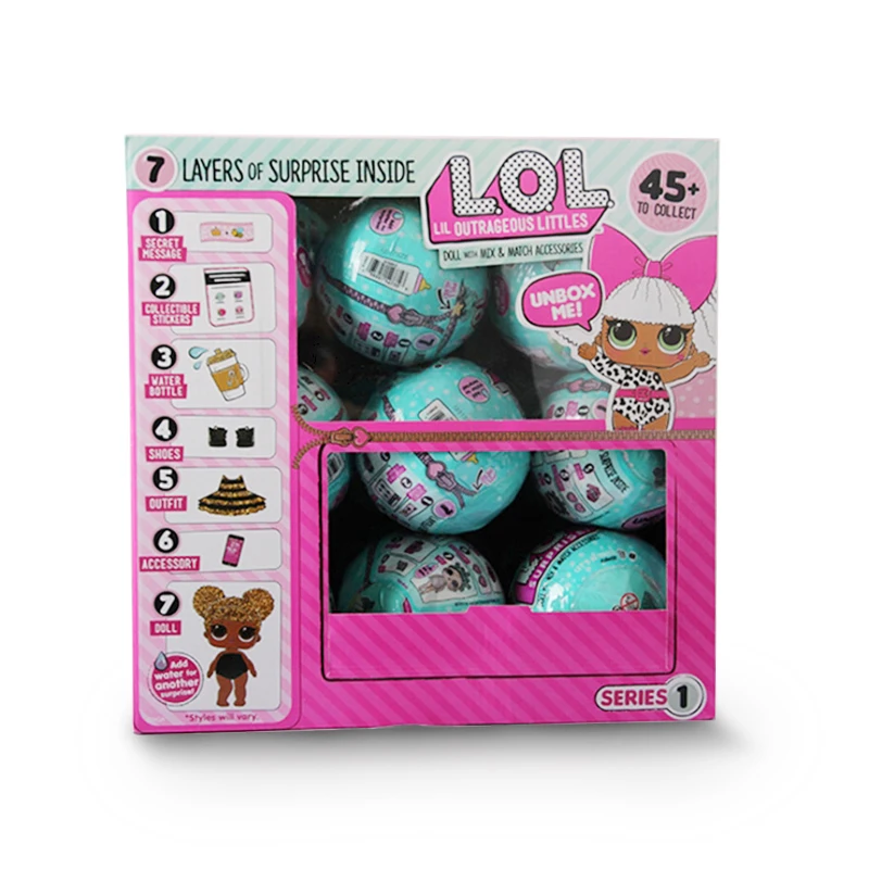 

LOL SURPIRSE Dolls Generation HAIR GOALS Magic DIY Random Action Figure model Girl's toy Gift Free Delivery