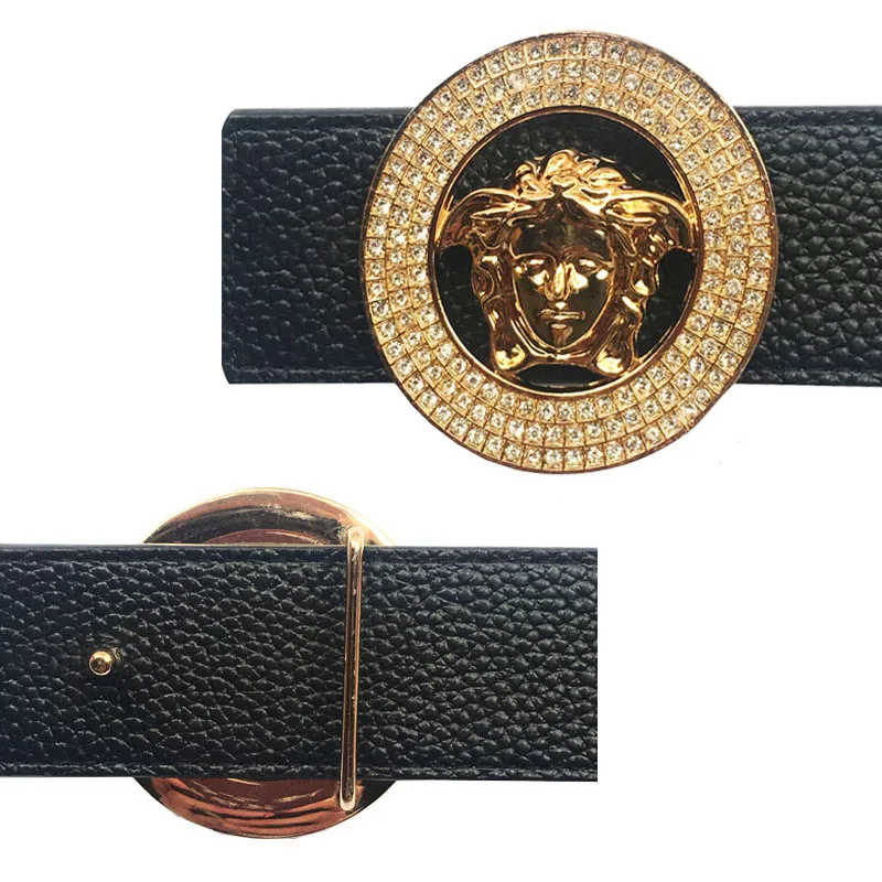

Deluxe golden Cartoon Character Icon Belt Buckle for Men's Metal Belts Accessories