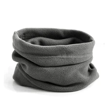  1PC 3in1 Winter Unisex Women Men Sports Thermal Fleece Scarf Snood Neck Warmer Face Mask Beanie Hats 