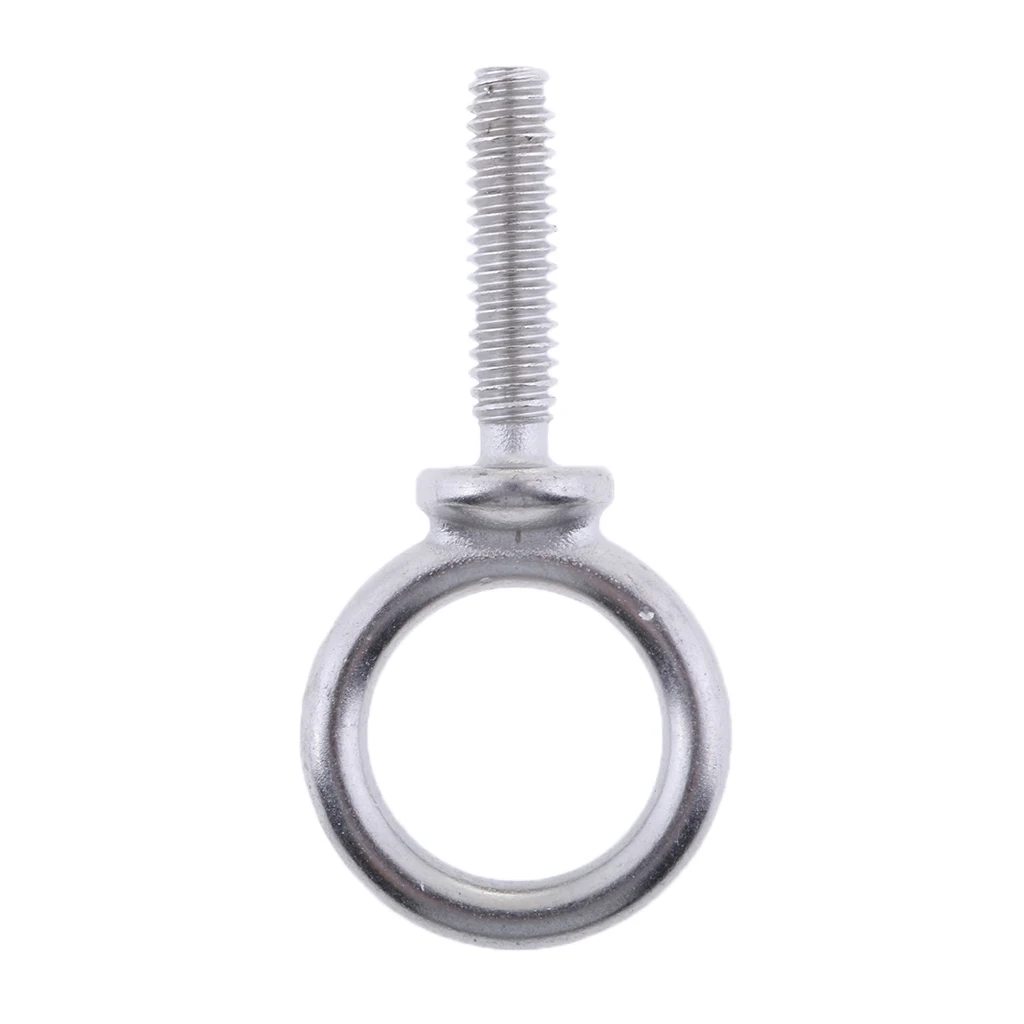 304 Stainless Steel Lifting Eye  Ring Shape Screws Nuts Part M4